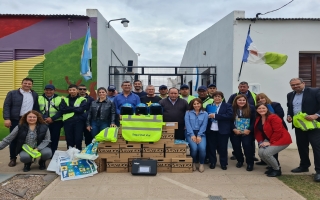 La provincia entregó equipamiento y capacitó a inspectores de Tránsito de la Municipalidad de Tostado