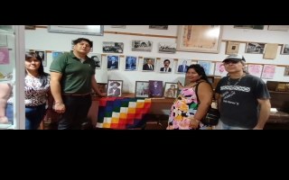 La provincia participó en la exposición de restos arqueológicos hallados en la Laguna Melincué
