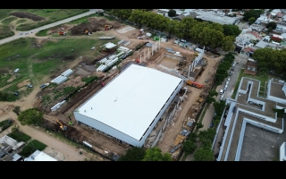 Juegos Suramericanos: avanza a paso firme la construcción del Centro Acuático Provincial