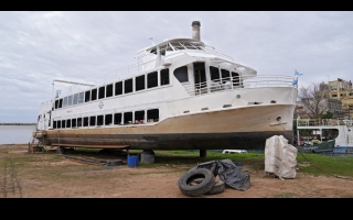 Inversión y empuje privado para revivir un ícono: avanza la restauración del Barco Ciudad de Rosario para volver a zarpar en noviembre
