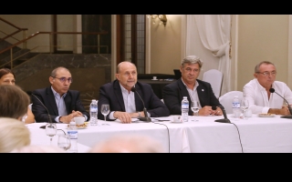 Perotti se reunió en Rosario con autoridades y representantes del sector agropecuario