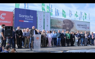 El gobernador Perotti participó de la inauguración de Agroactiva 2023