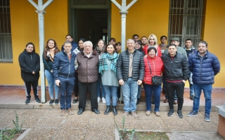 Acciones contra el trabajo infantil: Pusineri visitó el Centro de Atención a la Niñez y la Familia en La Gallareta