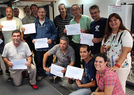 Se desarrolló una capacitación para el montaje de aula taller móvil