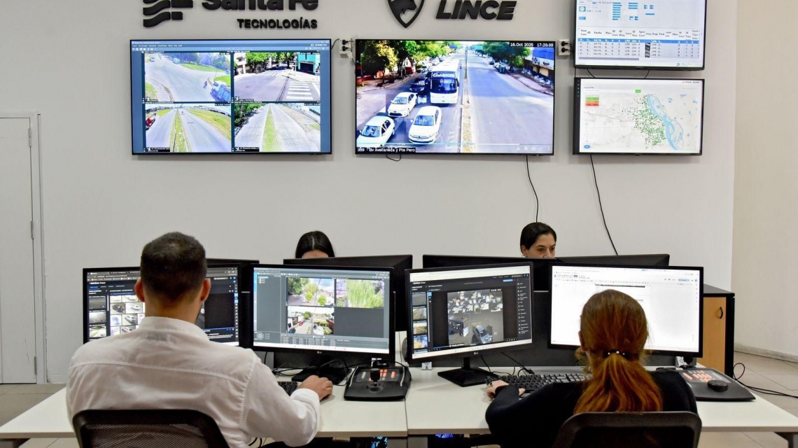 Territorio 5.0: Provincia adjudicó la implementación de videovigilancia con IA en la ciudad de Santa Fe
