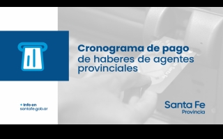 La provincia dio a conocer el cronograma de pago de haberes correspondiente a febrero