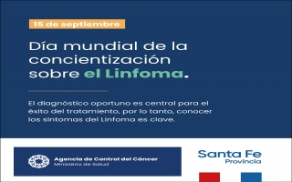 Día Mundial de la Concientización sobre el Linfoma: En Santa Fe mueren 150 personas al año por este tipo de cáncer curable