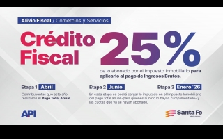 Alivio fiscal para el comercio santafesino