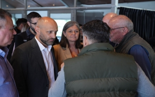 Puccini valoró el avance en la licitación de la hidrovía y la aprobación para el nuevo puerto en Timbúes: “Es la Santa Fe que mira al futuro”