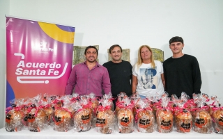 Acuerdo Santa Fe: Provincia acompañó el lanzamiento de un pan dulce artesanal a $ 4.000