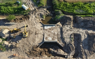 Más obras para la producción: Provincia, cerca de finalizar el reacondicionamiento de Canal Irigoyen