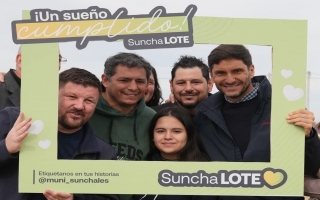 Pullaro en Sunchales: “La obra pública es desarrollo, igualdad y trabajo” dijo al entregar 328 lotes que darán origen a un nuevo barrio