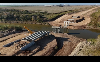Desvío Giardino: en Timbúes, la gestión de Pullaro comenzó la reubicación de líneas de alta tensión y la obra tiene 90 % de avance en la primera etapa
