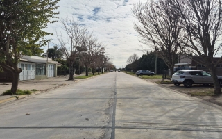 Pullaro impulsa nuevas obras de pavimento en Arequito para mejorar la conectividad urbana