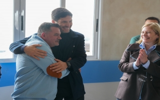 Pullaro firmó un convenio para terminar una escuela en Oliveros y que en 2027 ya se puedan dictar clases allí