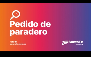 Se solicita información sobre el paradero de Luis Sebastián Godoy