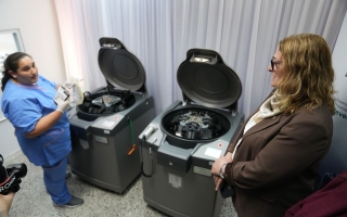 Hemoterapia: con inversión en equipamiento, Provincia elevó a un 90 % la obtención de plaquetas para tratamientos y cirugías