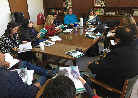 Especialista de Unicef estuvo en encuentros junto a directores y docentes de Santa Fe y Rosario para implementar la iniciativa Planea