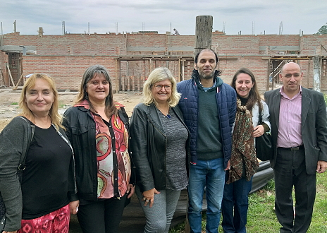 La ministra de Educación recorrió el comedor de la escuela secundaria 382 de Santa Fe