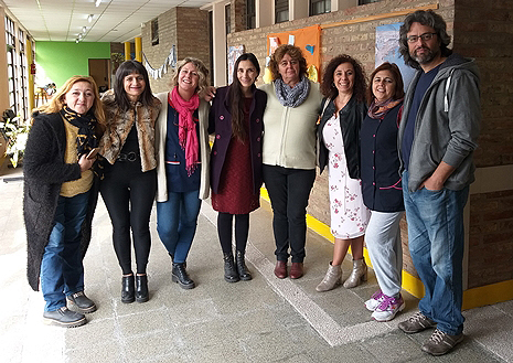 Referentes de la Fundación Perkins Internacional visitaron la escuela especial Manzitti de Santa Fe